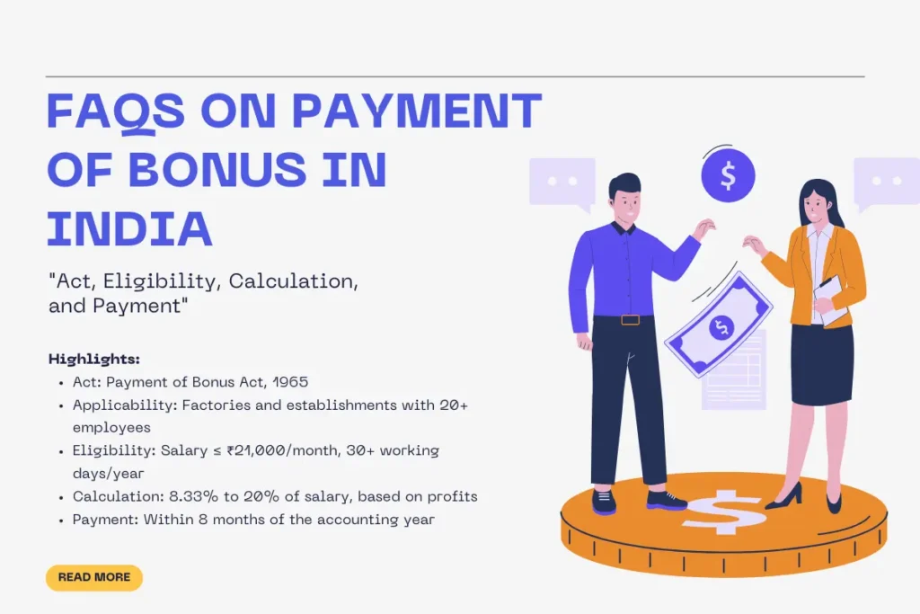 payment of bonus questions