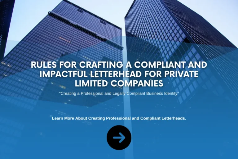 letterhead private limited company